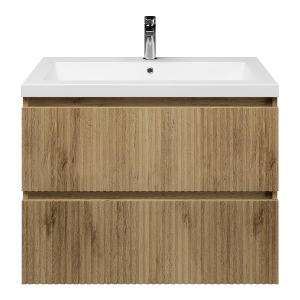 Silvan badmeubel 80 cm warm eiken