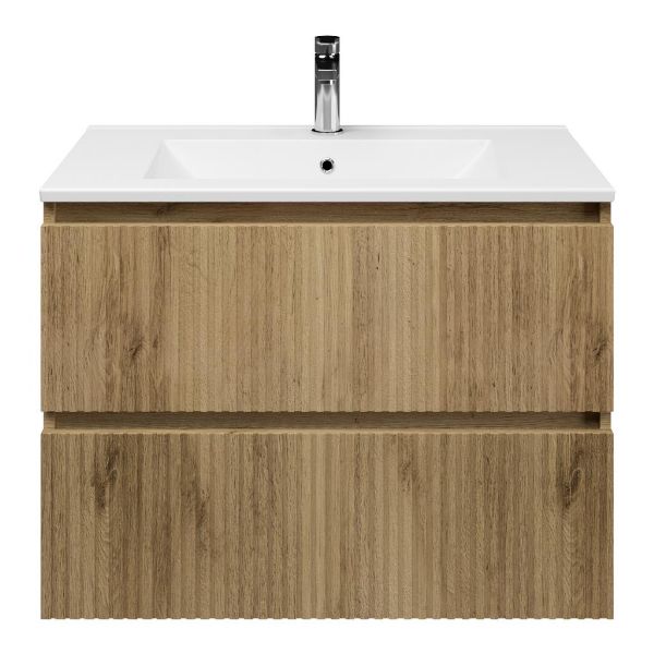 Silvan badmeubel 80 cm warm eiken