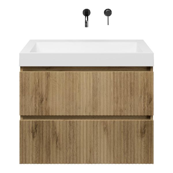 Silvan badmeubel 80 cm warm eiken