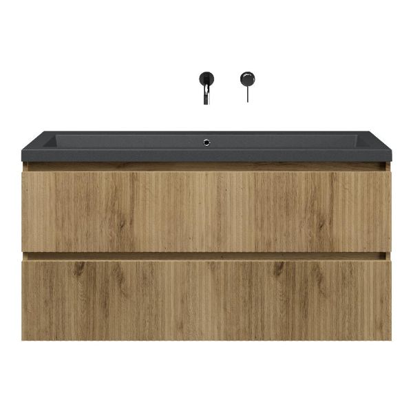 Silvan badmeubel 120 cm warm eiken