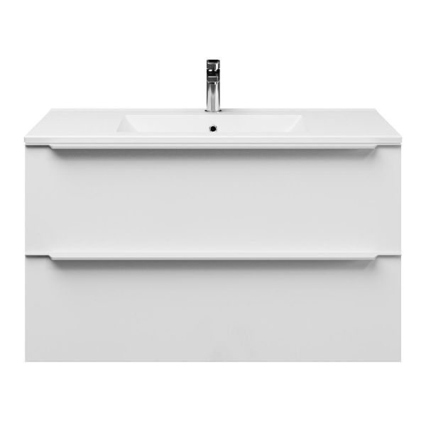 Lucilla badmeubel 100 cm wit hoogglans