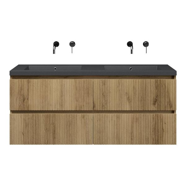 Silvan badmeubel 140 cm warm eiken