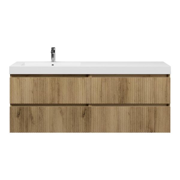 Silvan badmeubel 160 cm warm eiken