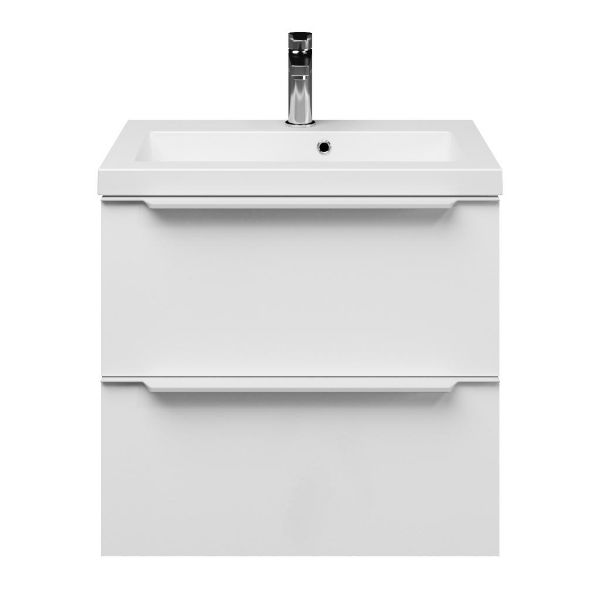 Ambra badmeubel 60 cm wit hoogglans