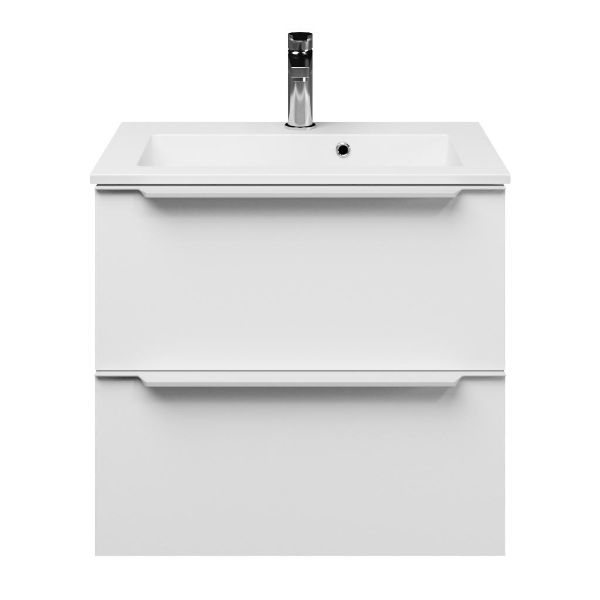 Ambra badmeubel 60 cm mat wit