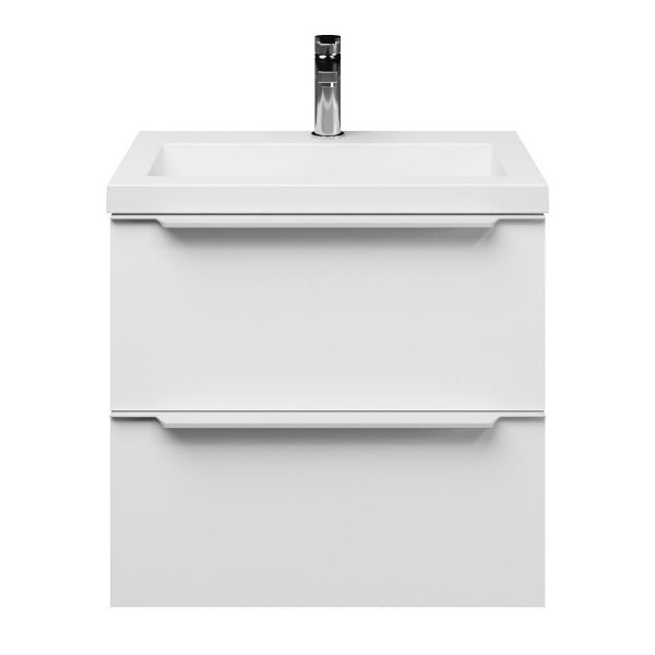 Ambra badmeubel 60 cm mat wit