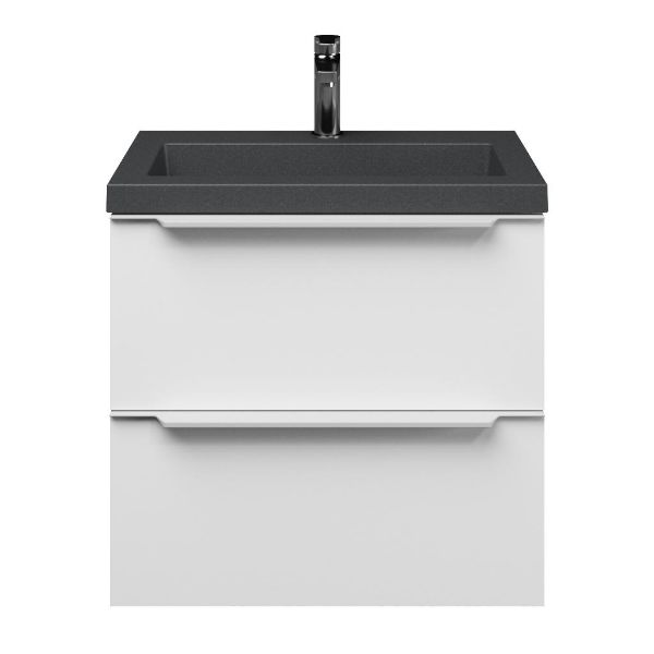 Ambra badmeubel 60 cm mat wit