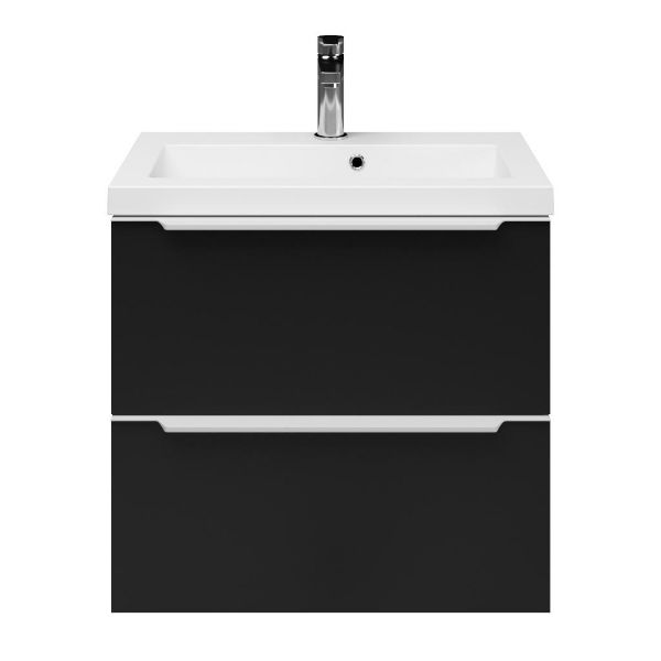Ambra badmeubel 60 cm mat zwart