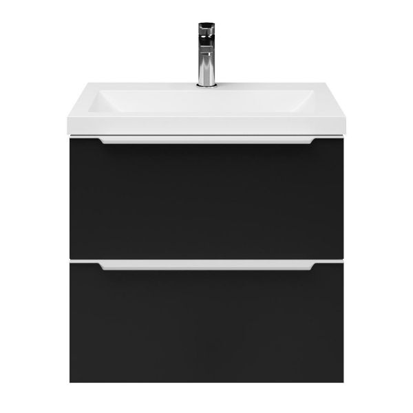 Ambra badmeubel 60 cm mat zwart