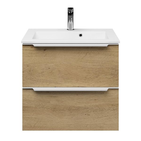 Ambra badmeubel 60 cm warm eiken
