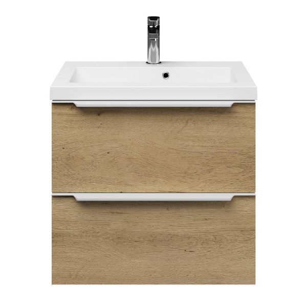 Ambra badmeubel 60 cm warm eiken