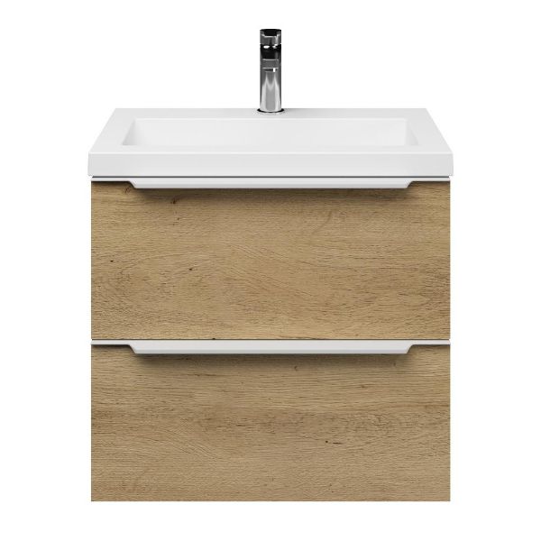 Ambra badmeubel 60 cm warm eiken