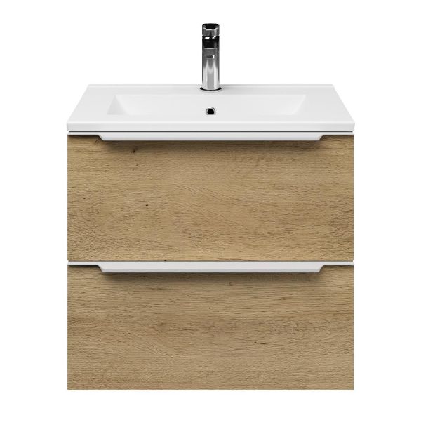 Ambra badmeubel 60 cm warm eiken