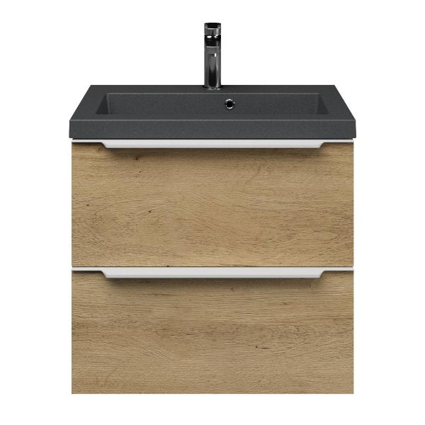Ambra badmeubel 60 cm warm eiken