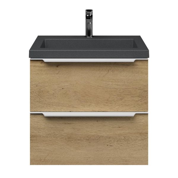 Ambra badmeubel 60 cm warm eiken