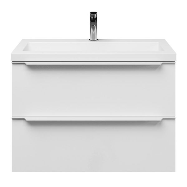 Ambra badmeubel 80 cm wit hoogglans