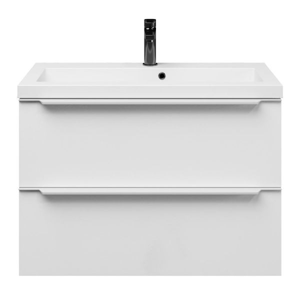Ambra badmeubel 80 cm wit hoogglans