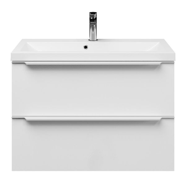 Ambra badmeubel 80 cm wit hoogglans