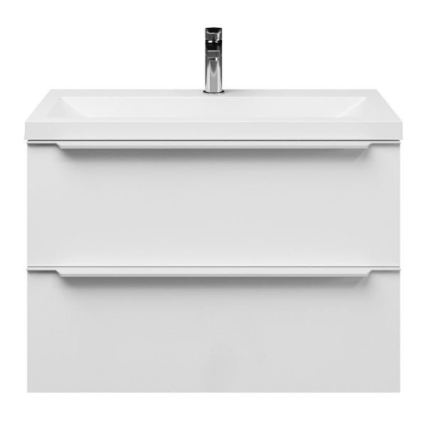 Ambra badmeubel 80 cm wit hoogglans