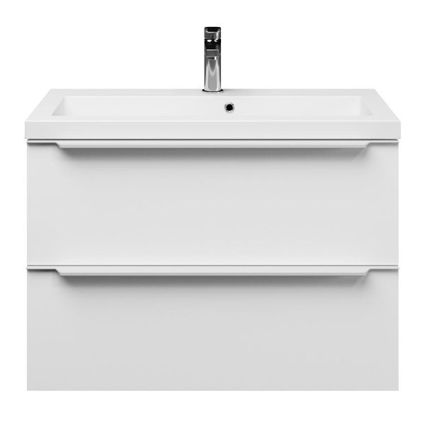 Ambra badmeubel 80 cm mat wit