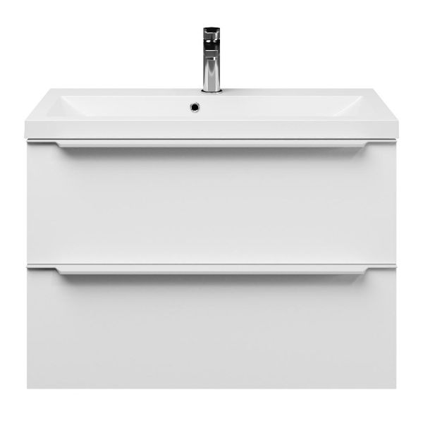 Ambra badmeubel 80 cm mat wit