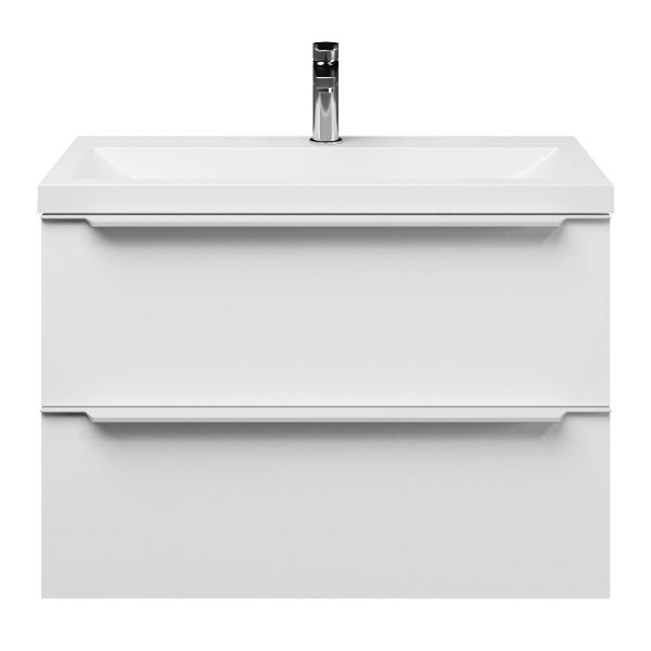 Ambra badmeubel 80 cm mat wit