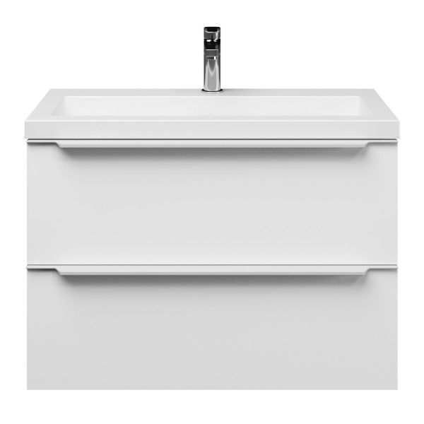 Ambra badmeubel 80 cm mat wit