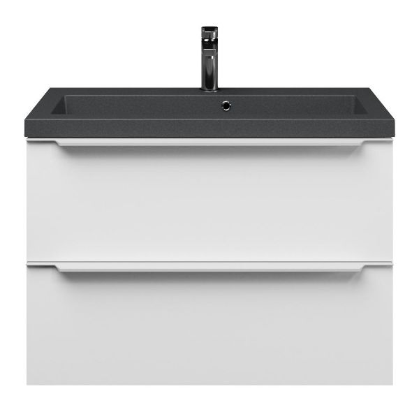 Ambra badmeubel 80 cm mat wit