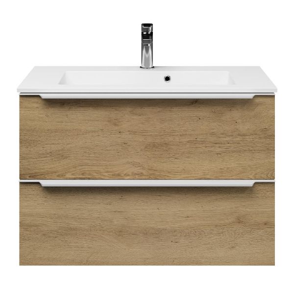 Ambra badmeubel 80 cm warm eiken