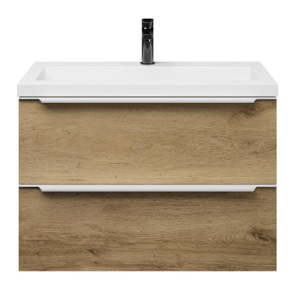 Ambra badmeubel 80 cm warm eiken