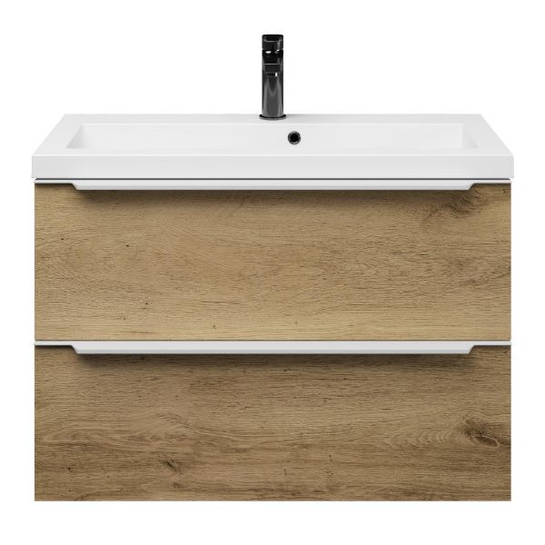 Ambra badmeubel 80 cm warm eiken