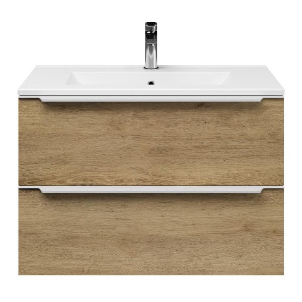 Ambra badmeubel 80 cm warm eiken