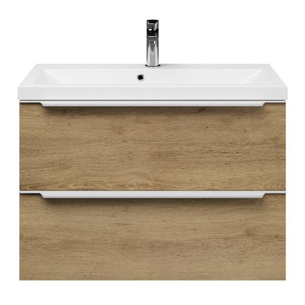 Ambra badmeubel 80 cm warm eiken