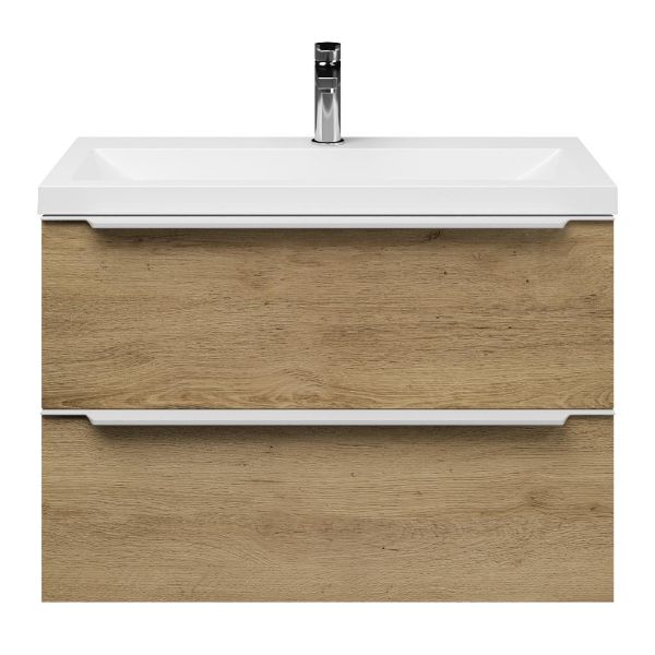 Ambra badmeubel 80 cm warm eiken