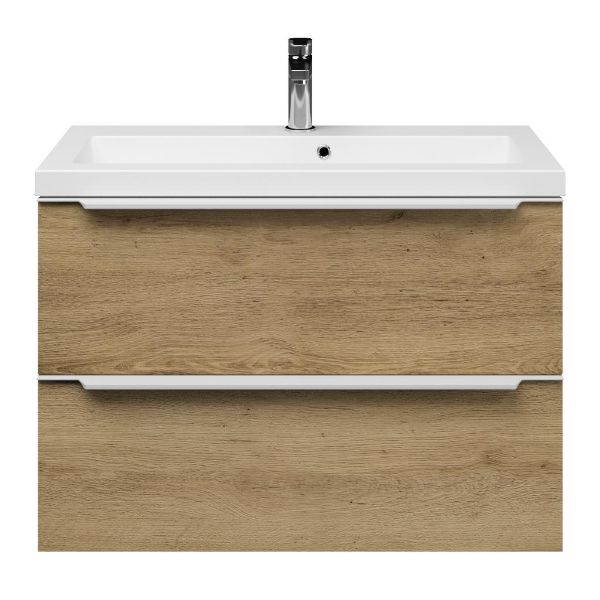 Ambra badmeubel 80 cm warm eiken