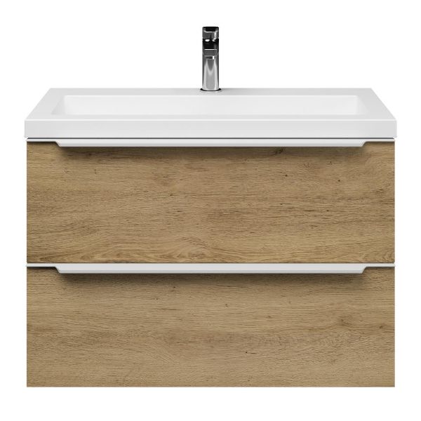 Ambra badmeubel 80 cm warm eiken