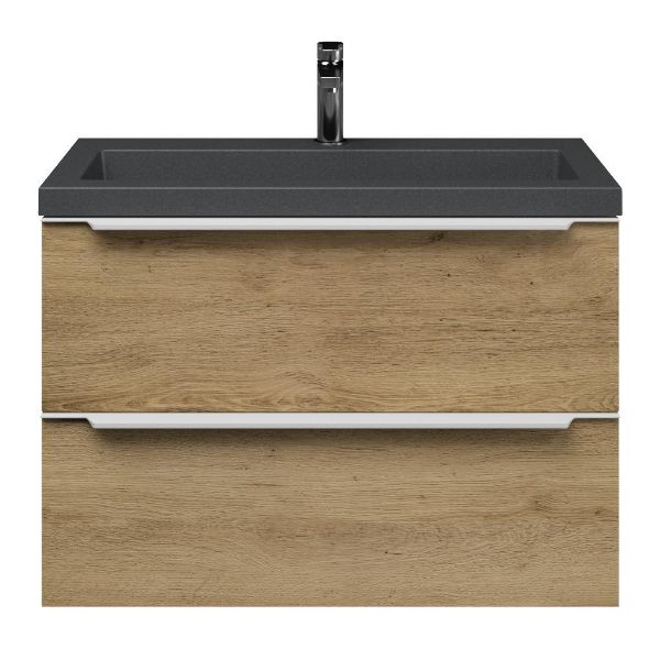 Ambra badmeubel 80 cm warm eiken