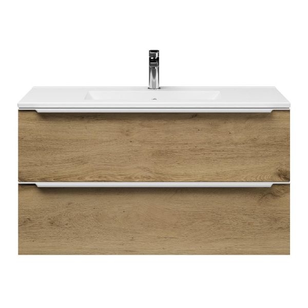 Ambra badmeubel 100 cm warm eiken