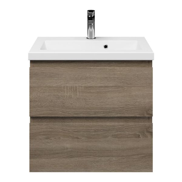 Secca badmeubel 60 cm donker eiken
