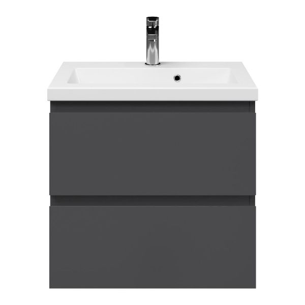 Secca badmeubel 60 cm antraciet mat