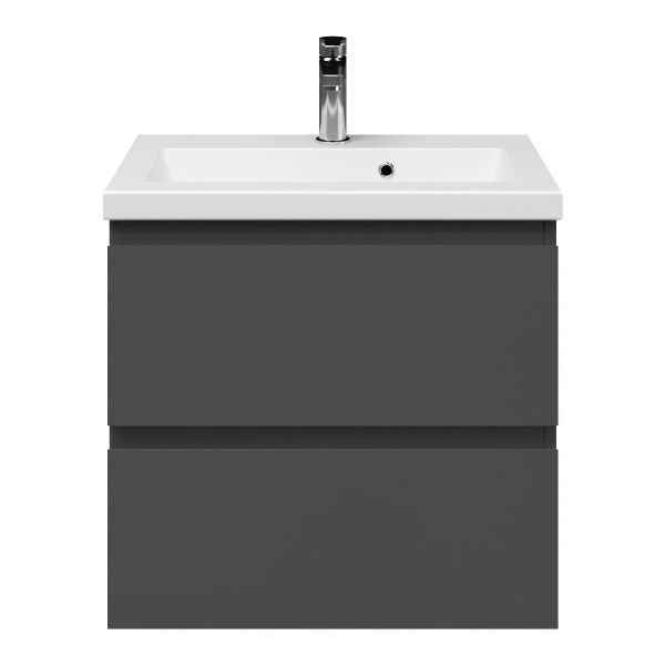 Secca badmeubel 60 cm antraciet mat