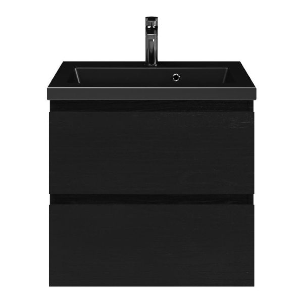 Secca badmeubel 60 cm zwart eiken