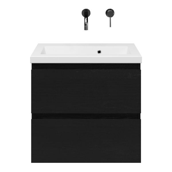 Secca badmeubel 60 cm zwart eiken
