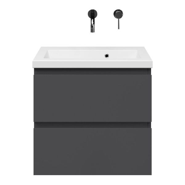 Secca badmeubel 60 cm antraciet mat