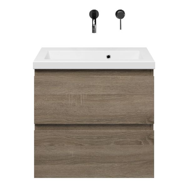 Secca badmeubel 60 cm donker eiken