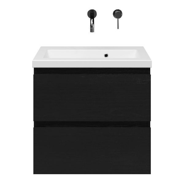 Secca badmeubel 60 cm zwart eiken