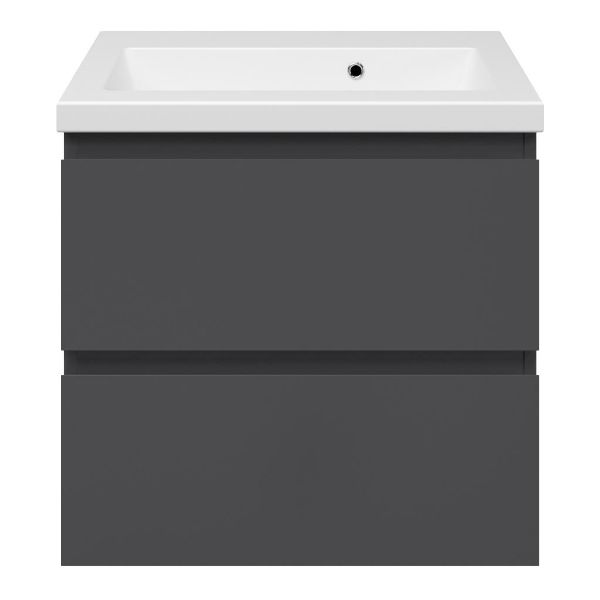 Secca badmeubel 60 cm antraciet mat