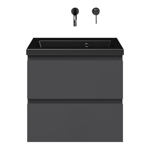 Secca badmeubel 60 cm antraciet mat