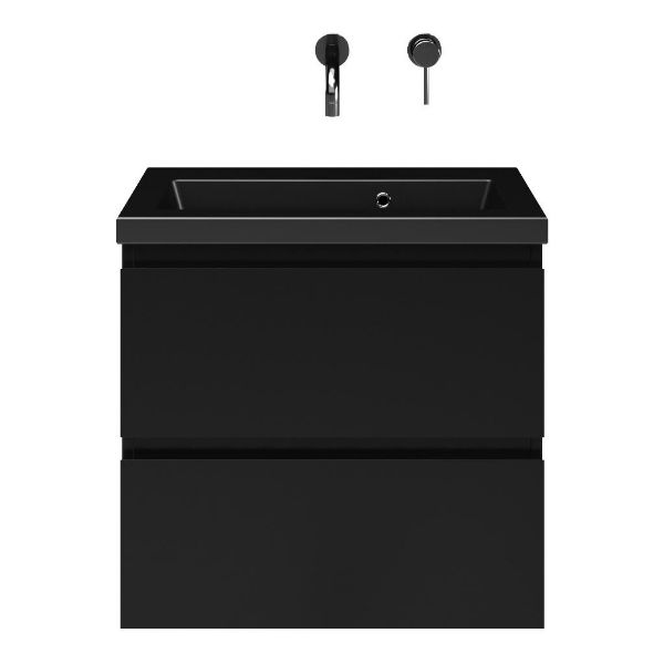 Secca badmeubel 60 cm zwart mat