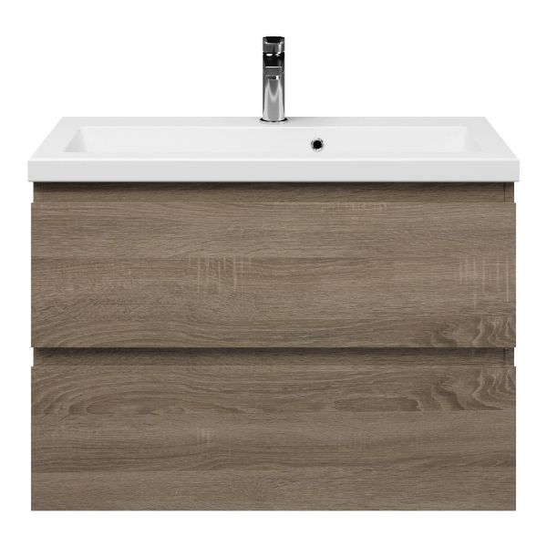 Secca badmeubel 80 cm donker eiken